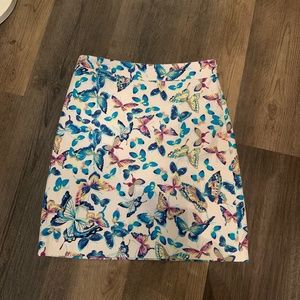 Talbots‎ exquisite butterflies skirt. Worn 1x then dry cleaned